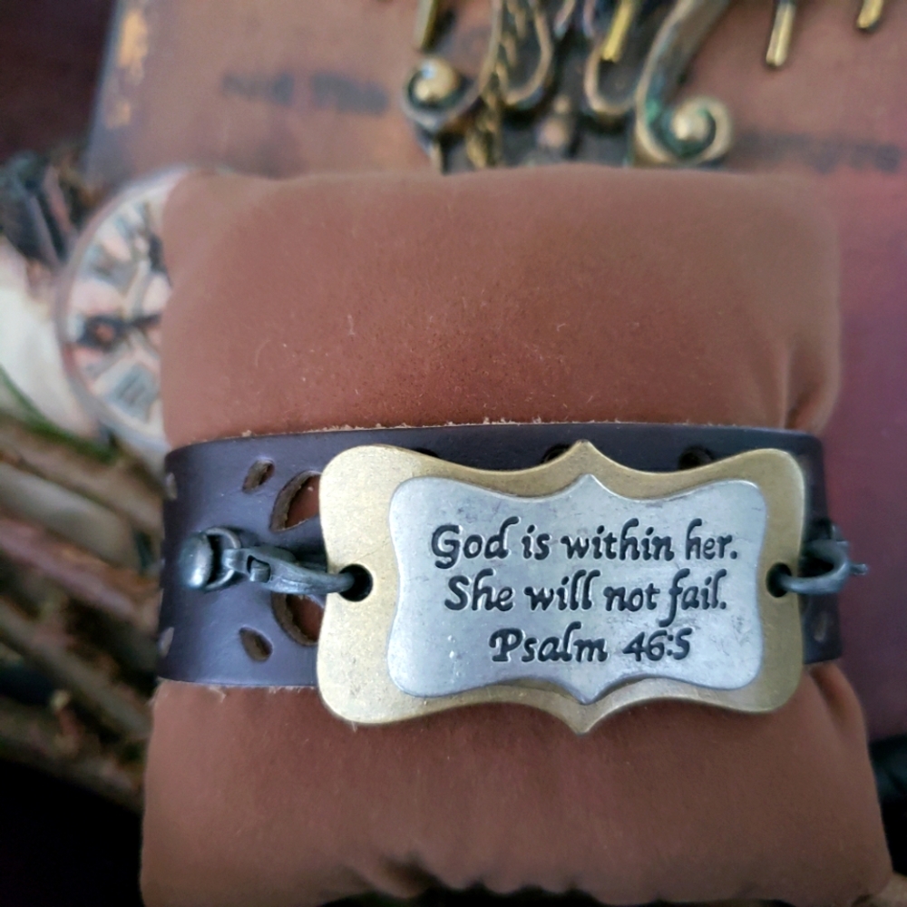 Engraved bracelet.